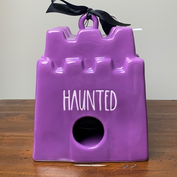Last 1 - Rae Dunn • “Haunted” Birdhouse Halloween Castle - Picture 2 of 11